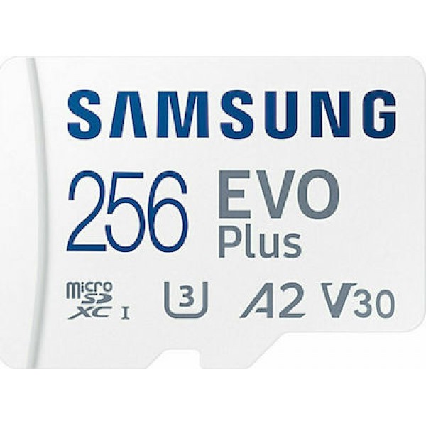 Samsung Evo Plus microSDXC 256GB U3 V30 with Adapter (2021)